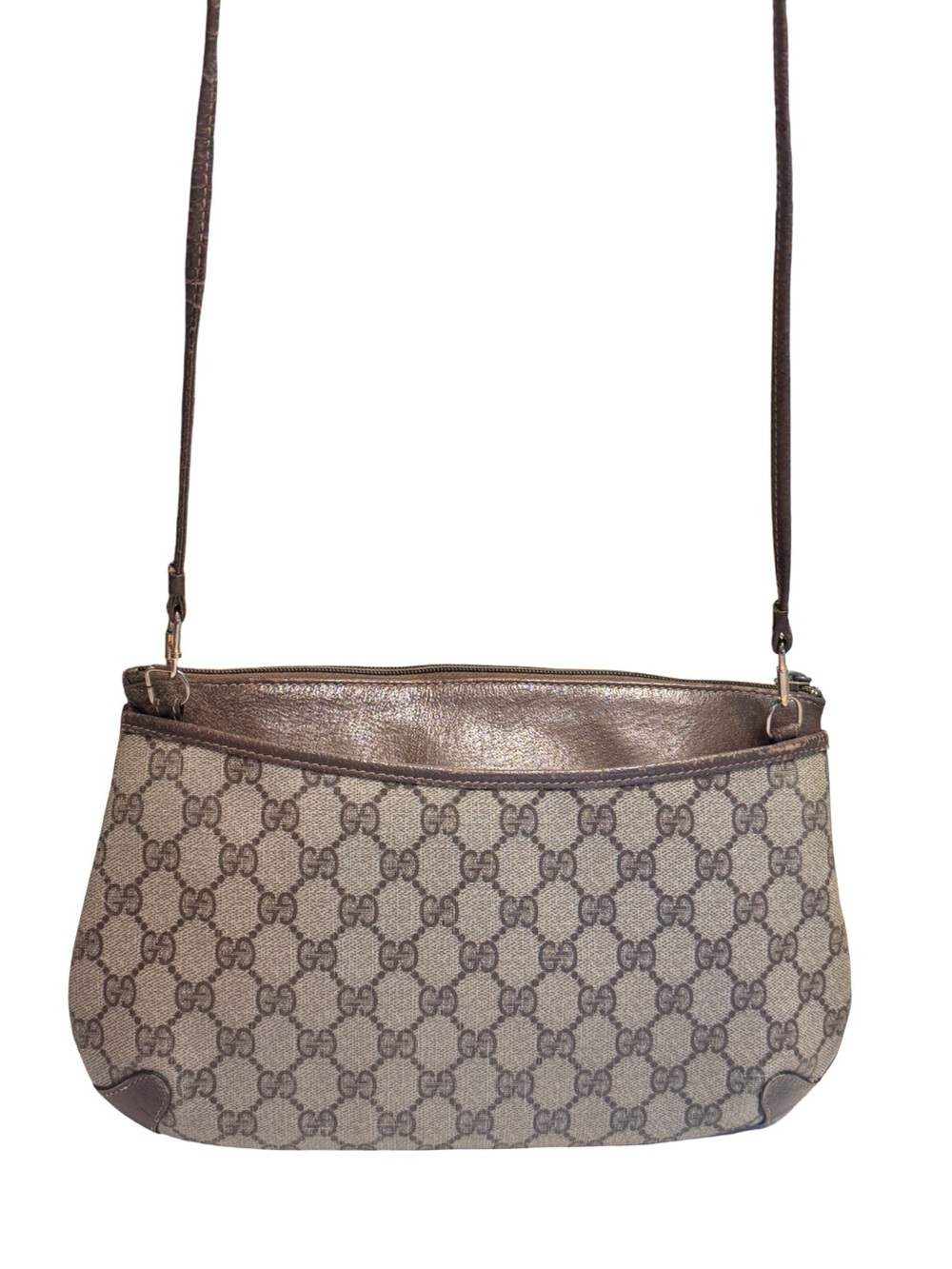 Gucci Sherryline Crossbody with Green-Red Web Accent GG Monogram - Picture 13 of 17